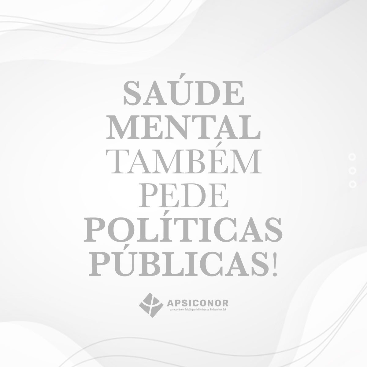 O Janeiro Branco também busca conscientizar a humanidade, assim como as autoridades governamentais e legislativas do mundo, a respeito da importância de estratégias e de políticas públicas voltadas para a promoção da Saúde Mental nas sociedades, nas vidas dos indivíduos e das instituições sociais.