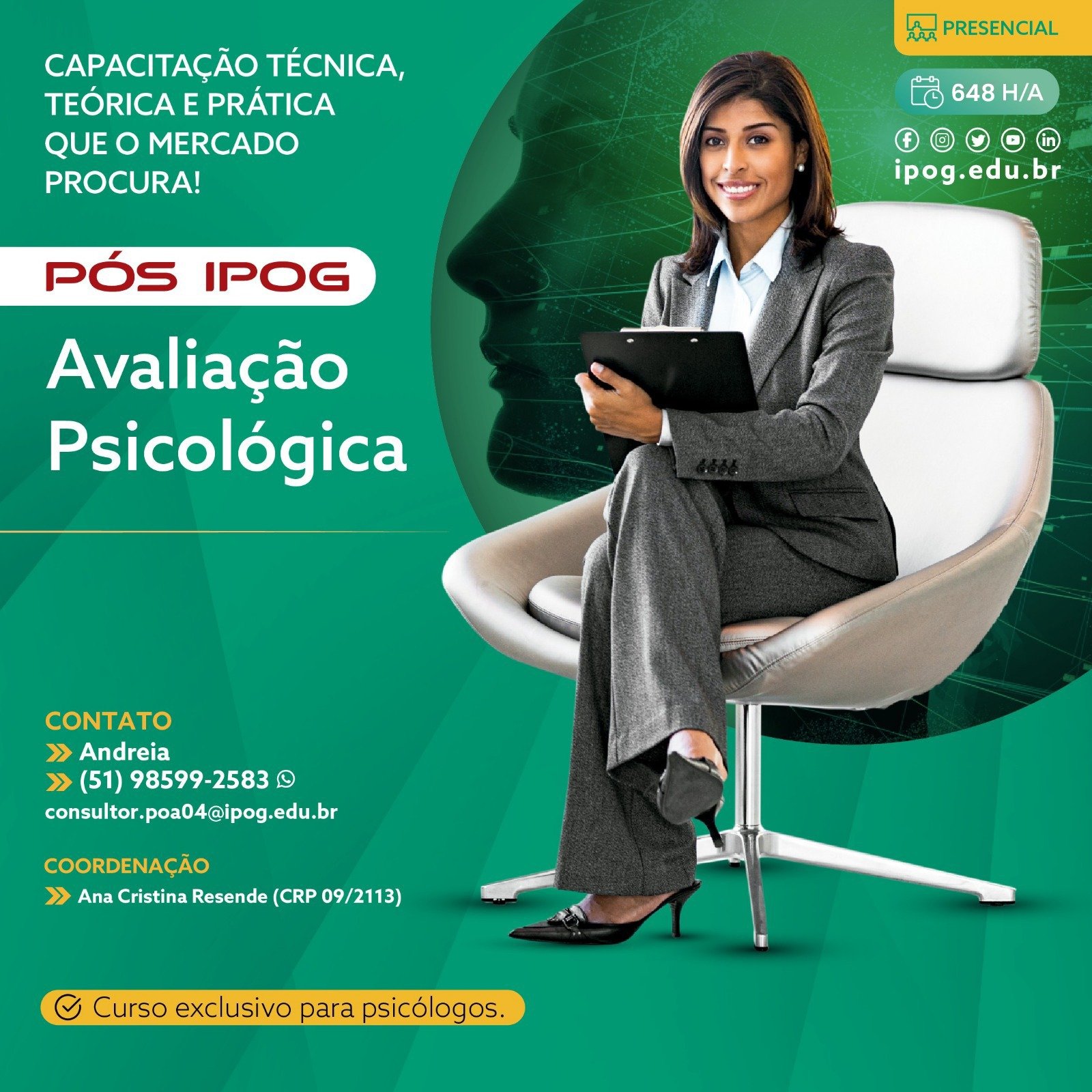 Pós-Graduação em Avaliação Psicológica – IPOG