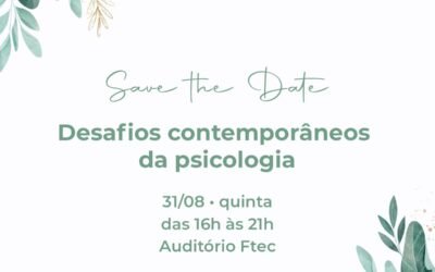 Evento Dia do Psicólogo e Psicóloga