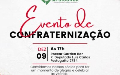 Evento de Confraternização. Confirme sua presença!