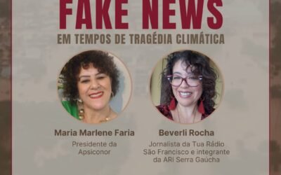 Live Combate às Fake News em tempos de tragédia climática.