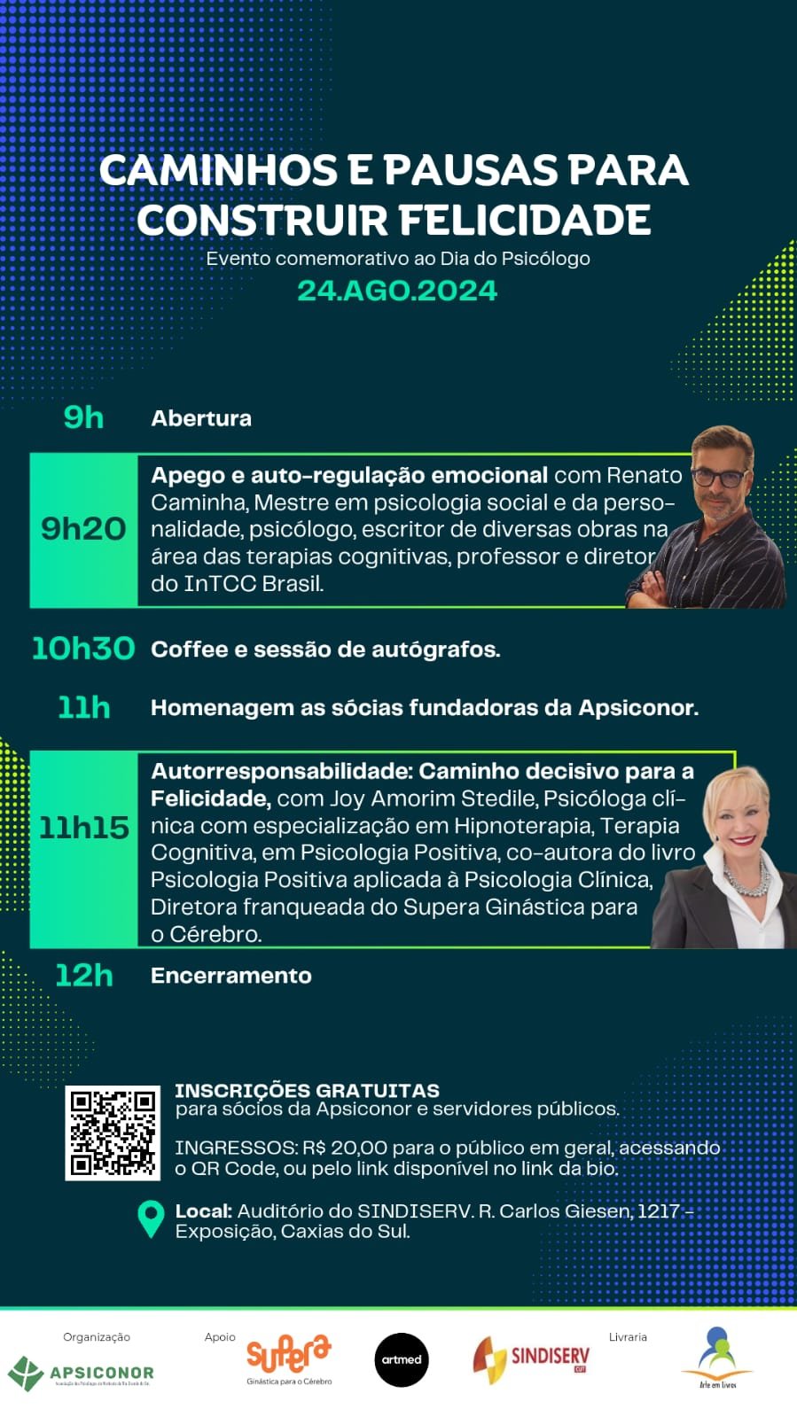 Dia 24 de Agosto – Evento Comemorativo ao Dia do Psicólogo(a)