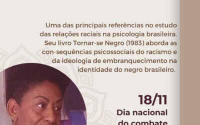 Dia 20 de novembro – Dia Nacional do Combate ao Racismo.