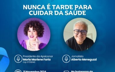 Live Novembro Azul  – Nunca é tarde para cuidar da saúde