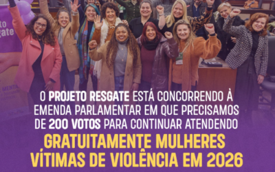 O Projeto Resgate está concorrendo à Emenda Parlamentar!