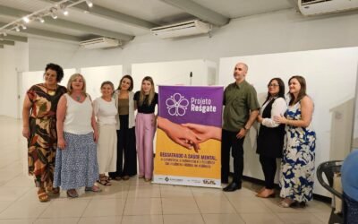 Presença de todos os psicólogos que trabalham o Projeto Resgate no último do Projeto. encontro.