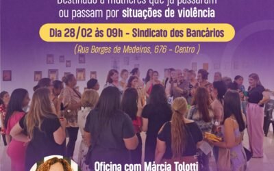 4º Encontro Mensal – Projeto Resgate – Destinados a mulheres que já passaram ou passam por situações de violência.